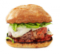Barack Obama Pizza Burger Photo